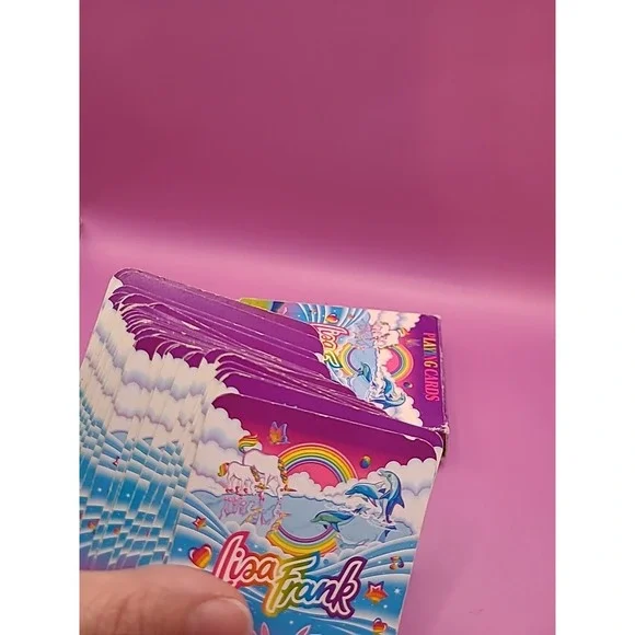 Vintage Lisa Frank Playing Cards Complete w/ Box  & Both Jokers Cards Rare - Picture 10 of 14